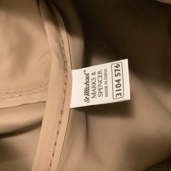 Travel shoulder bag with leather trim in green fabric - Picture 4 of 6